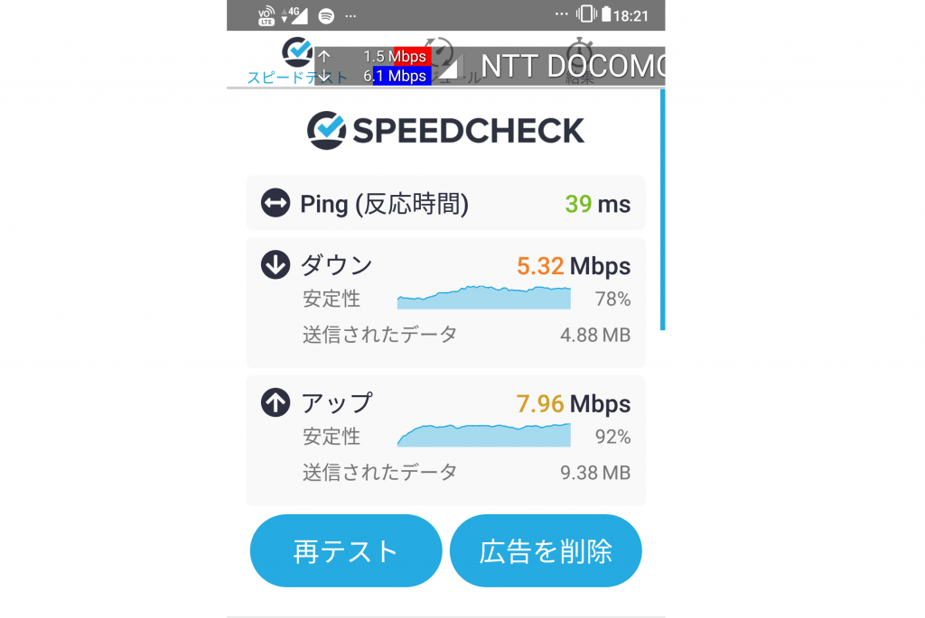 Biglobeモバイルタイプaとタイプd使ってみた リアル通信速度の計測値を大公開 Iphone格安sim通信