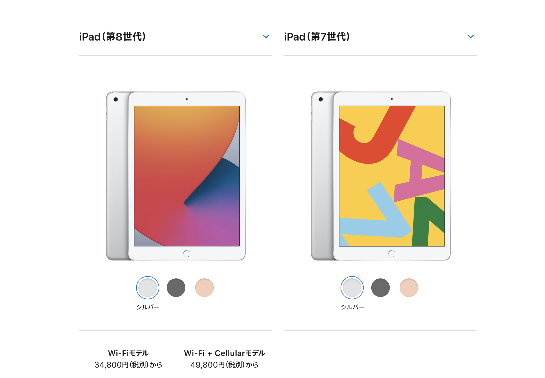 iPad第8世代と第7世代の違いを比較！スペック・機能・価格で変わった点 ...
